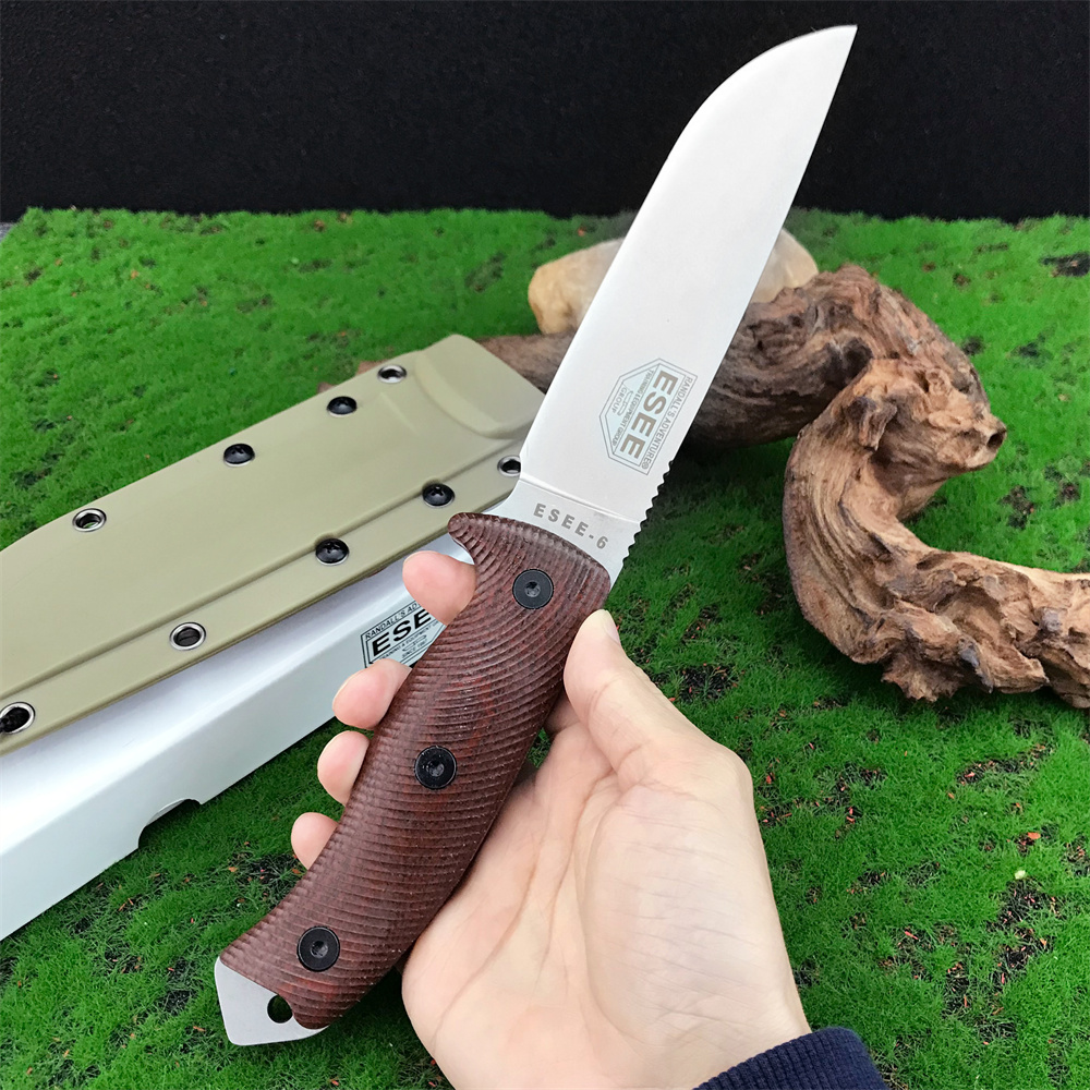 New Specific ESEE-6 Fixed Blad - đánh giá và giá Outdoor Hunting Gifts