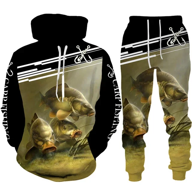 Novelty 3D Fish Printed Men Wo - đánh giá và giá Outdoor Hunting Pants Women